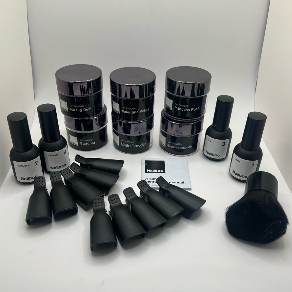 Nail Boo Kit and Color Powders